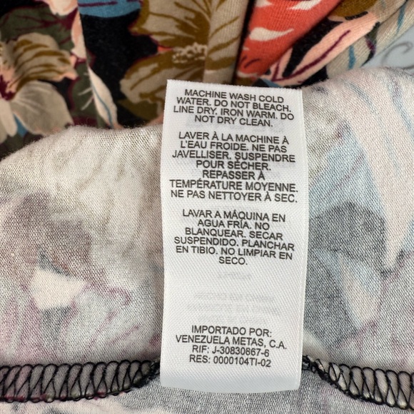 Dynamite dress flowers bird parrot tropical green black Multicolor Floral Dress - Picture 11 of 12